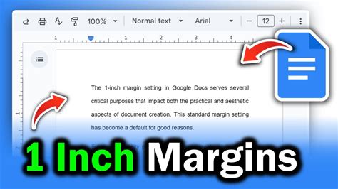 1 Inch Margins Google Docs