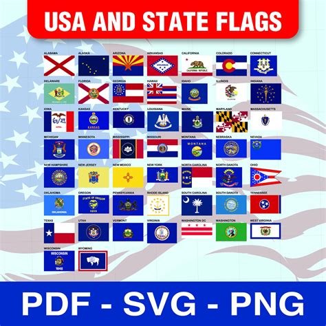50 State Flags