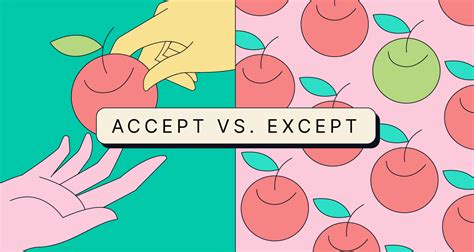 Accept Vs Except