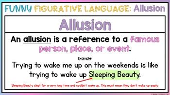 Allusion Figurative Language