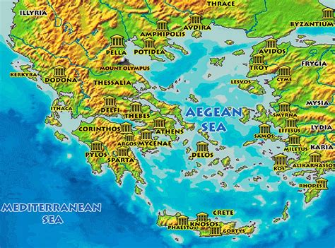 Ancient Greek Map