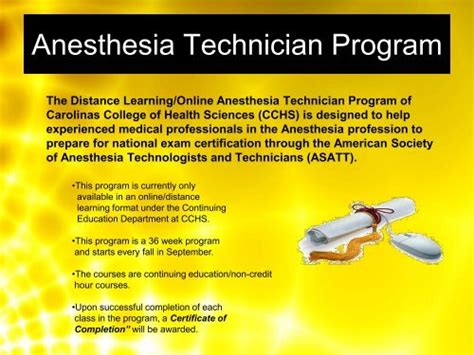 Anesthesia Tech Program