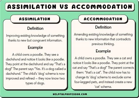 Assimilation Vs Accommodation