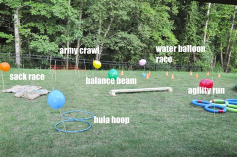 Backyard Obstacle Course