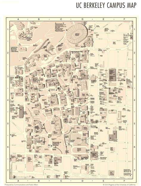 Berkeley Campus Map