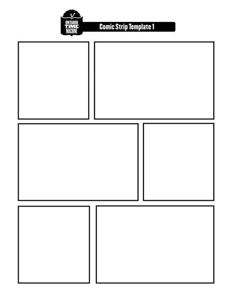 Blank Comic Strip