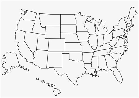 Blank Map Of Us
