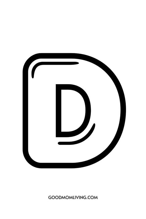 Bubble Letters D