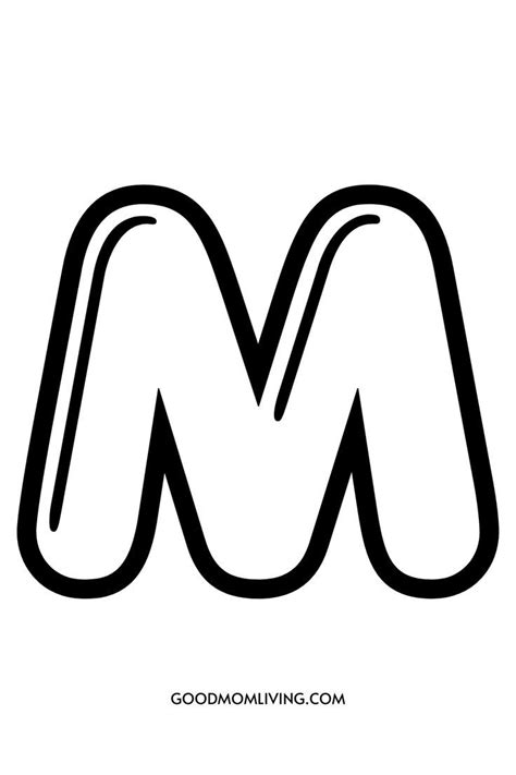 Bubble Letters M