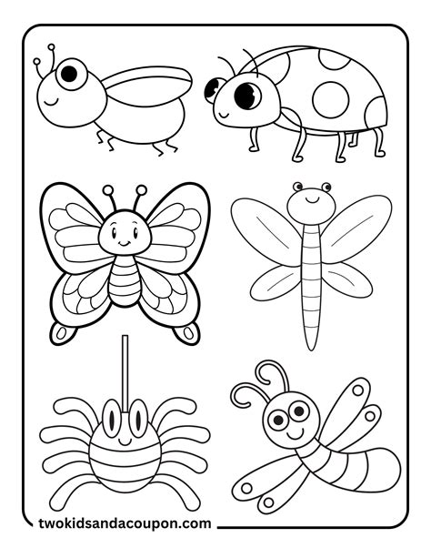 Bug Coloring Page