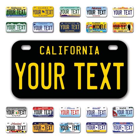 Ca Custom Plates