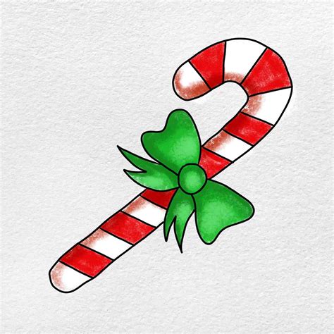 Candy Cane Drawing