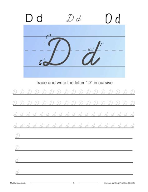 Capital Cursive D