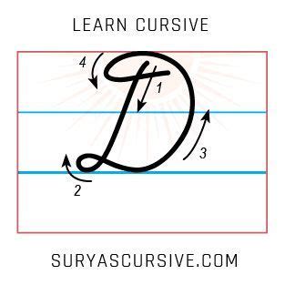 Capital D Cursive