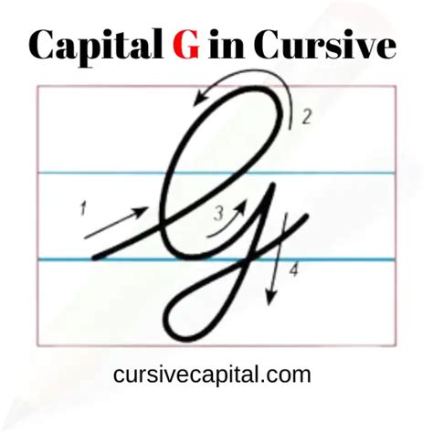 Capital G Cursive
