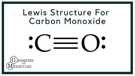 Carbon Monoxide Lewis Structure