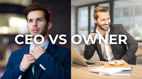 Ceo Vs Owner