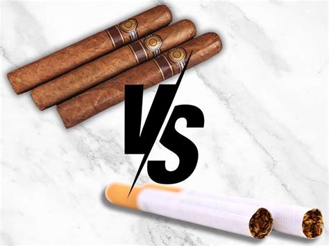 Cigar Vs Cigarette