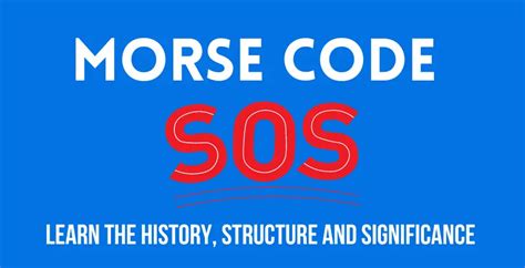 Code Sos Morse