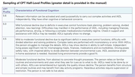 Cognitive Performance Test