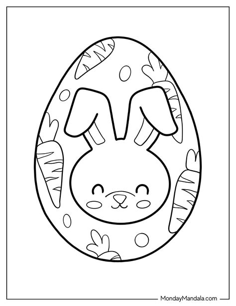 Coloring Page Easter Egg