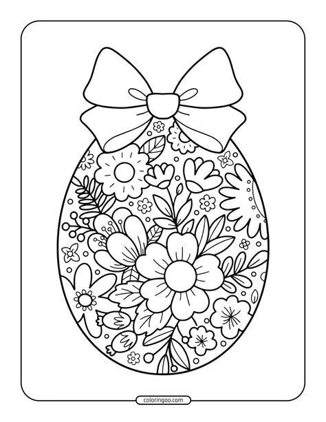 Coloring Pages Easter Egg