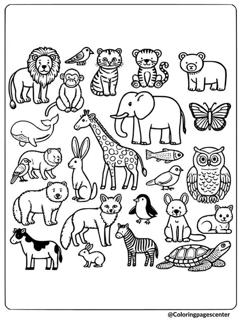 Coloring Sheets Animals