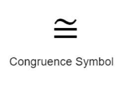 Congruence Symbol