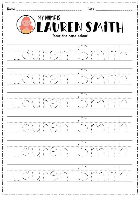 Create Name Tracing Worksheets