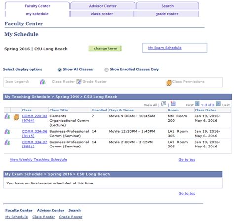 Csulb Final Exam Schedule