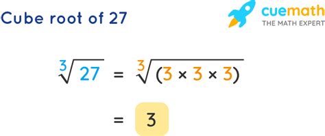 Cube Root Of 27