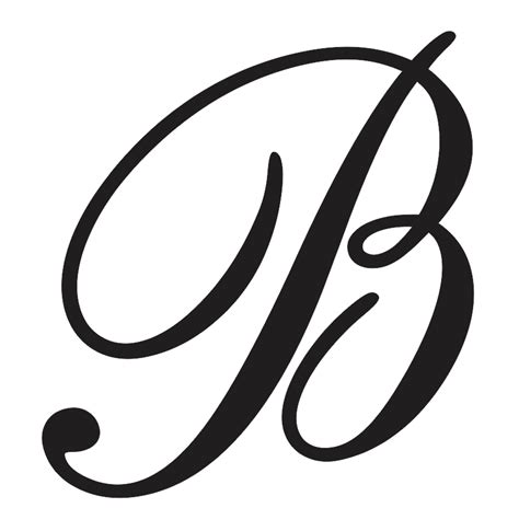 Cursive B Capital