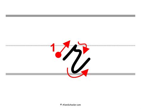 Cursive Lowercase R