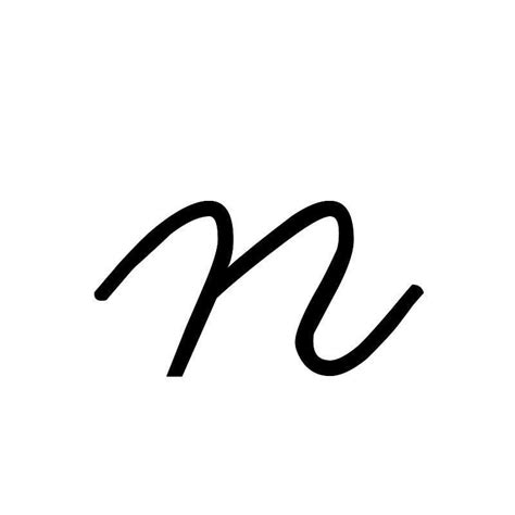 Cursive N Lowercase