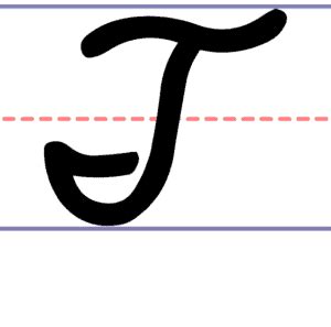 Cursive T Uppercase