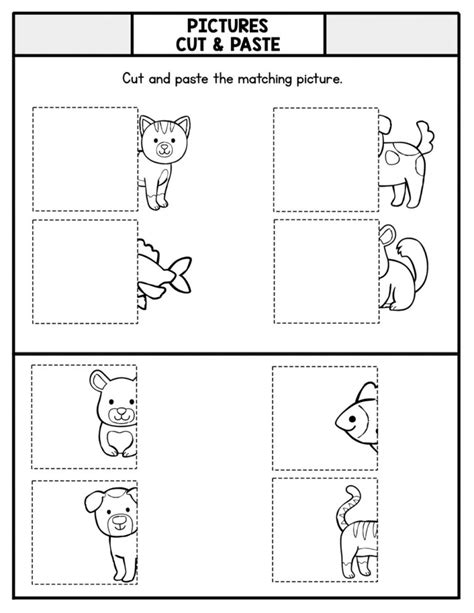 Cut And Paste Worksheet