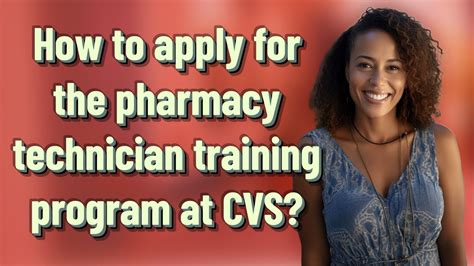 Cvs Pharmacy Technician Training Program