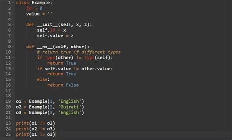 Does Not Equal Python