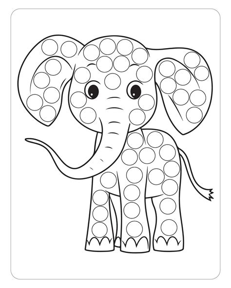 Dot Marker Coloring Pages