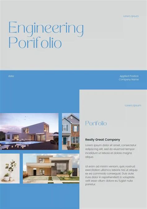 Engineering Portfolio Example