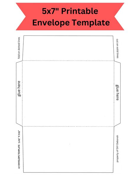 Envelope Template Printable
