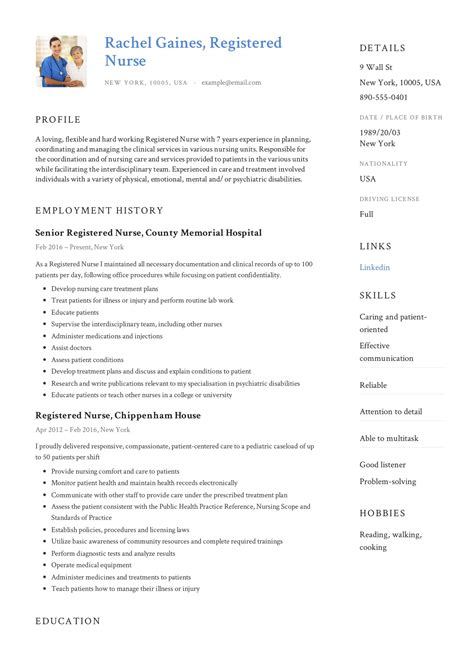 Example Nurse Resume