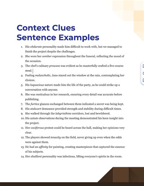 Examples As Context Clues