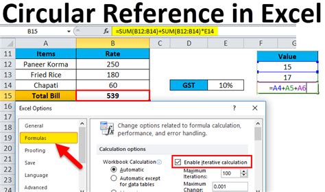 Excel Circular Reference Find