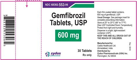 Gemfibrozil Side Effects