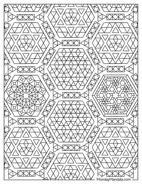 Geometric Coloring Sheets