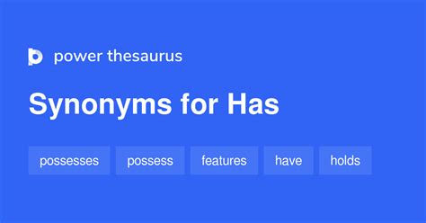 Has Thesaurus