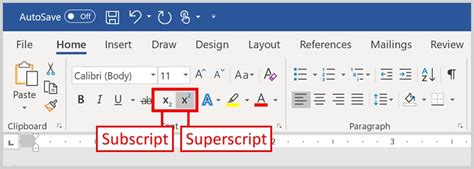 How Do You Write Subscript In Word