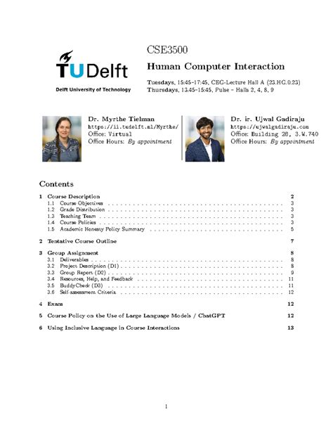 Human Computer Interaction Masters