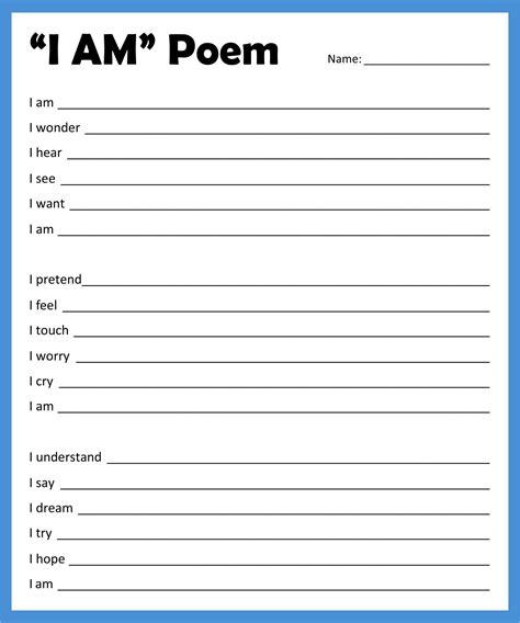 I Am Poem